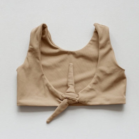 The Simple Folk Bikini Top Desert Neutral Tan Cream - Picture 1 of 16
